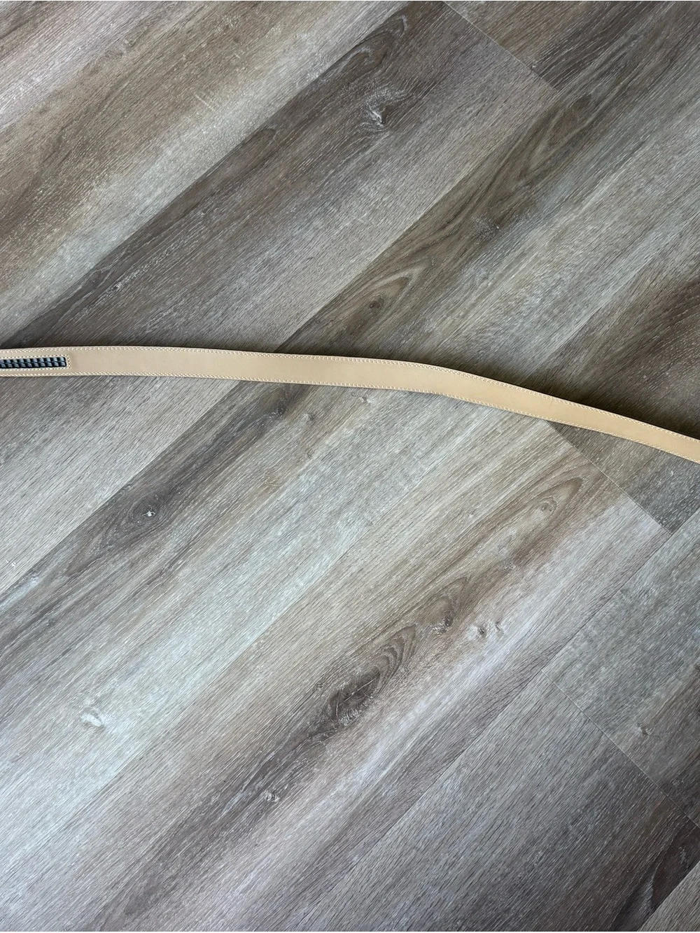 Beige Leather Bridle with Rubber Grip